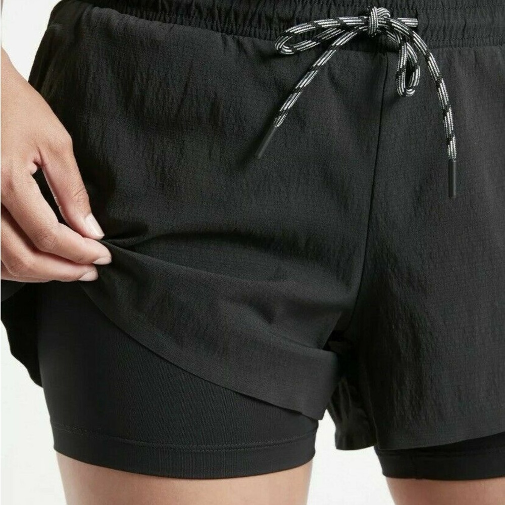 Women's Black Athletic Shorts